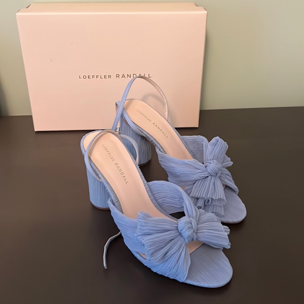 Loeffler Randall Camellia Blue Heels